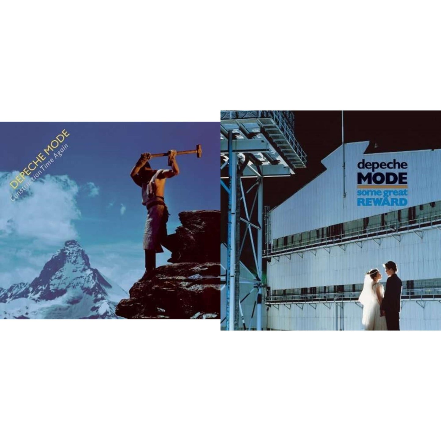 Depeche Mode - Construction Time Again & Some Great Reward - LP Vinyl Bundle