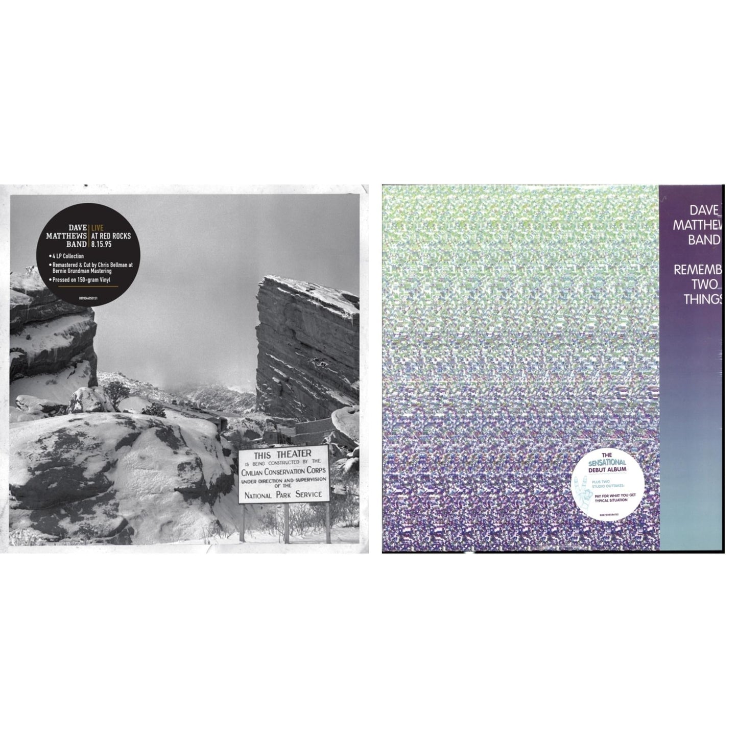 Dave Matthews Band - Remember Two Things (2LP/180G/Dl Card) & Live At Red Rocks 8.15.95 (4LP/150G/Box)