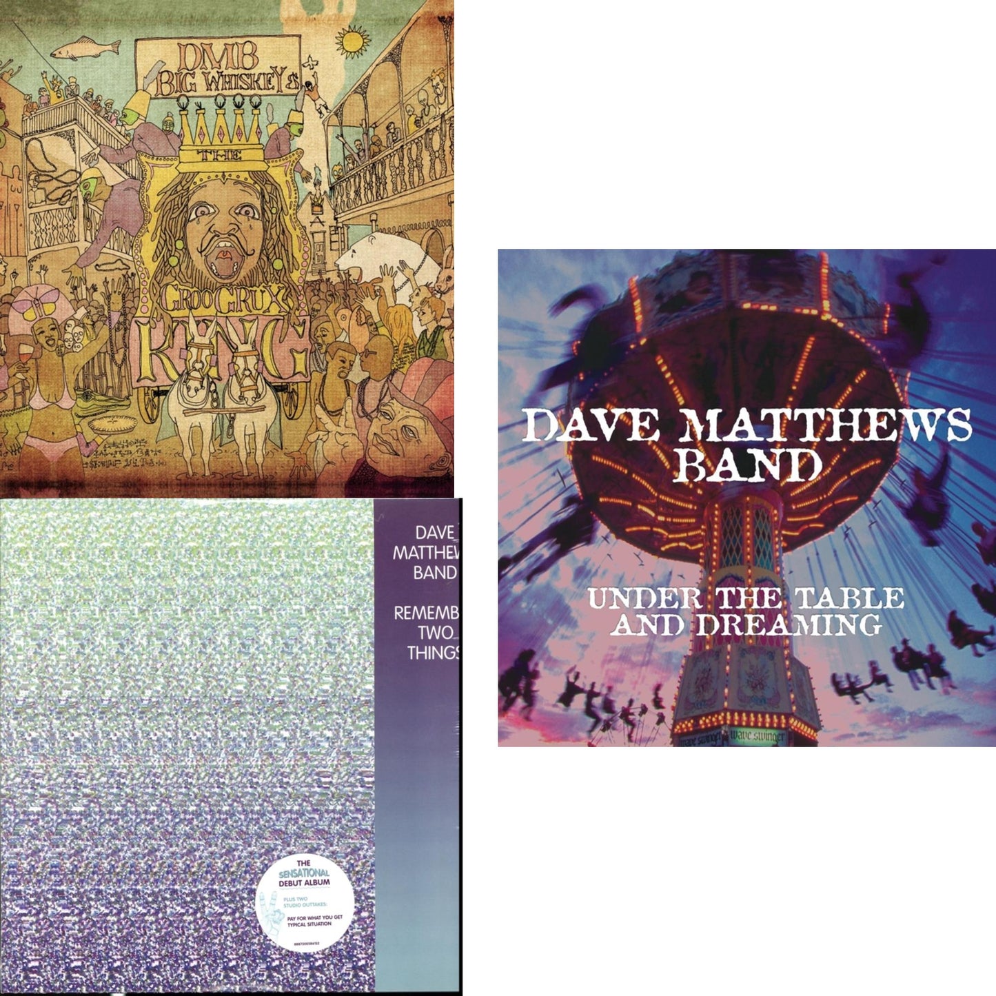 Dave Matthews Band - Big Whiskey & The Groogrux King (2LP/Gatefold) & Remember Two Things (2LP/180G/Dl Card) & Under The Table And Dreaming (2 LP/150G/Dl Code)