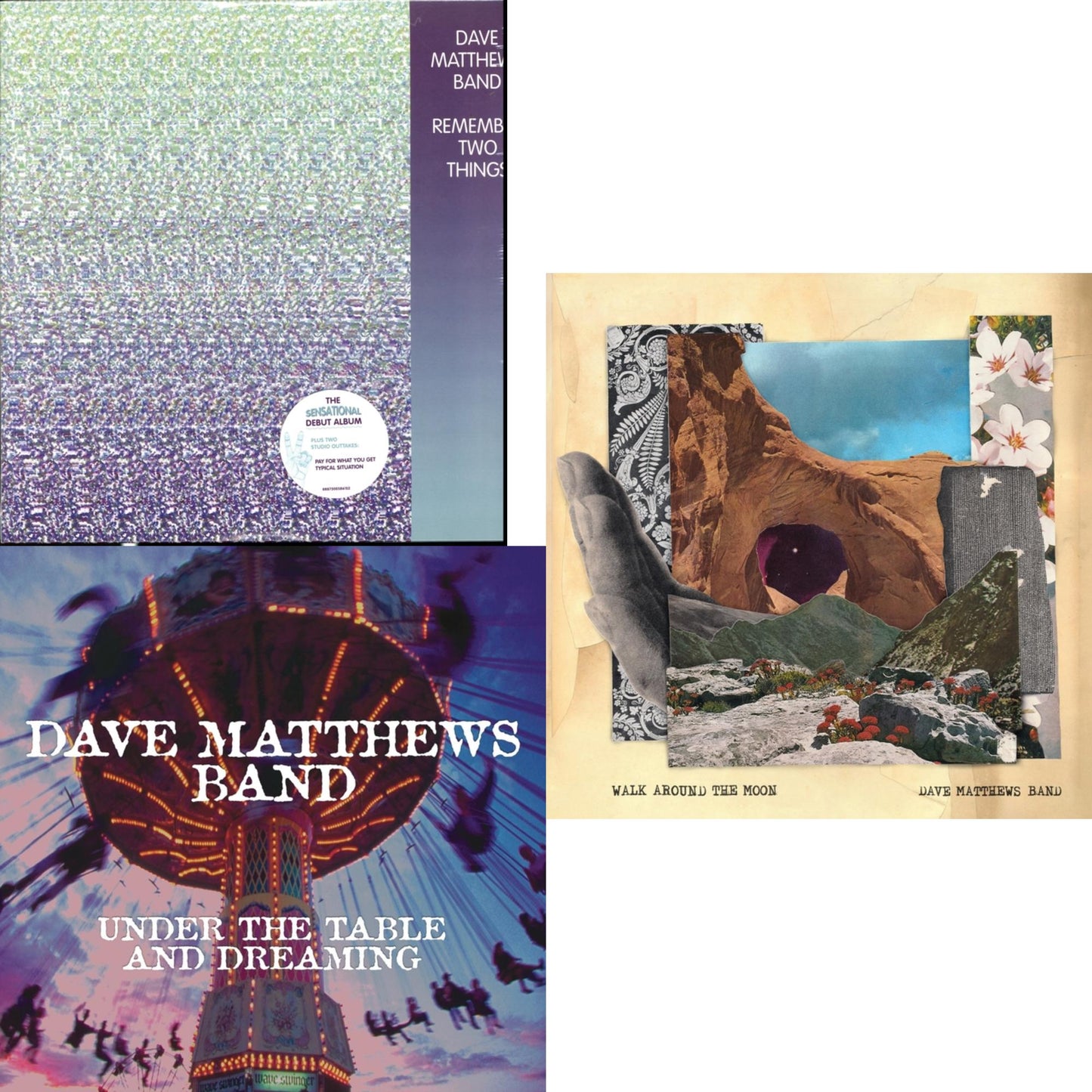 Dave Matthews Band - Walk Around The Moon & Remember Two Things (2LP/180G/Dl Card) & Under The Table And Dreaming (2 LP/150G/Dl Code)