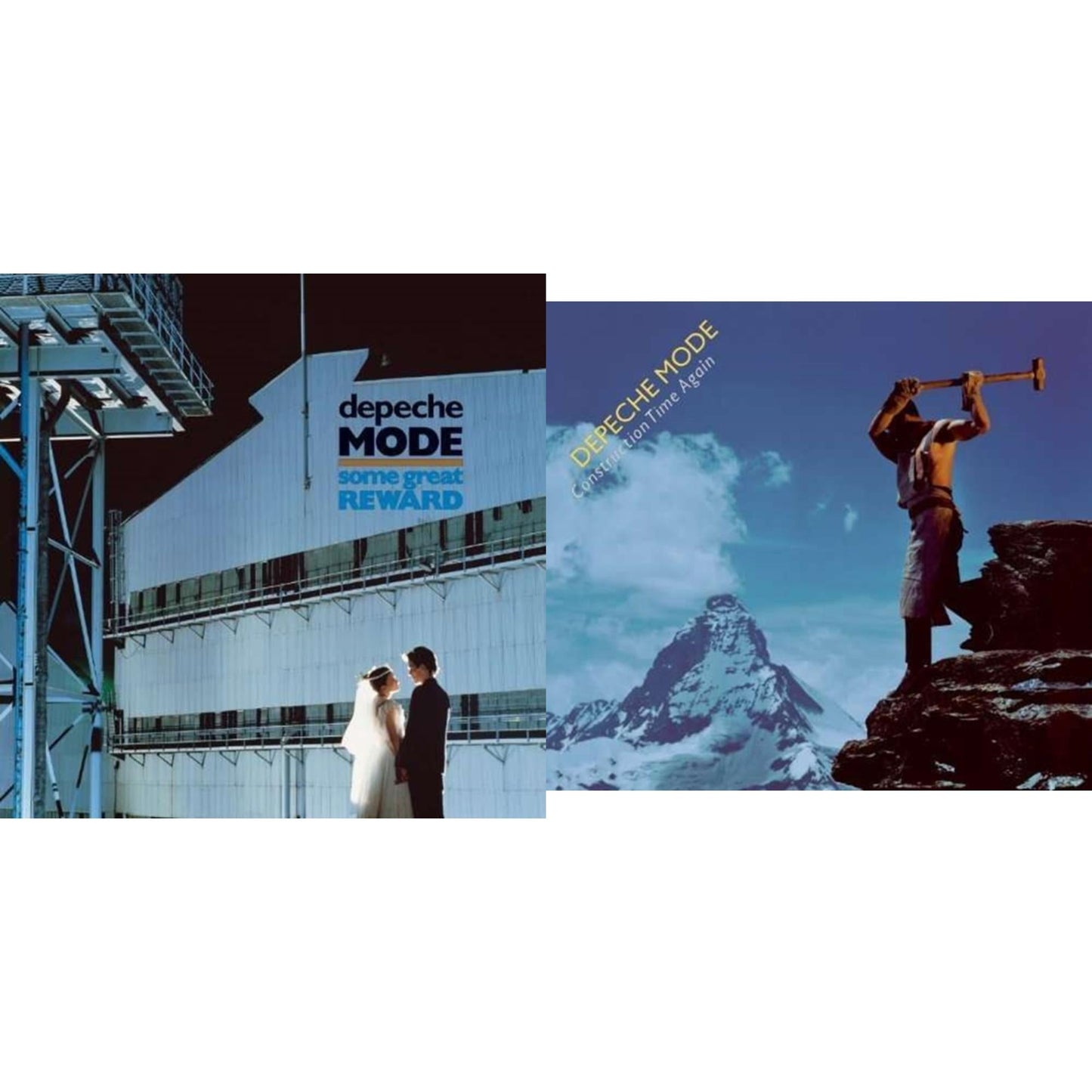 Depeche Mode - Some Great Reward & Construction Time Again - LP Vinyl Bundle