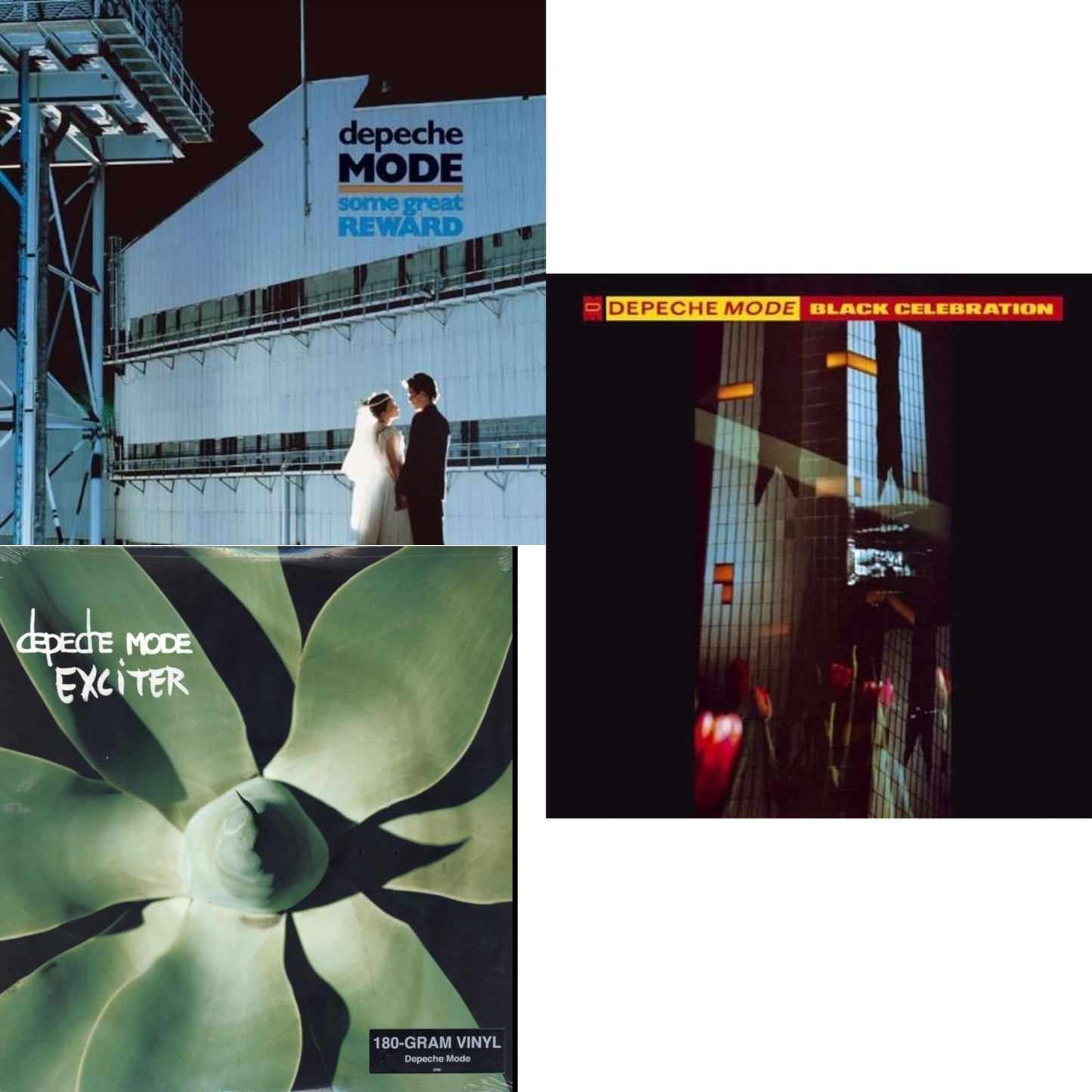 Depeche Mode - Some Great Reward & Exciter & Black Celebration - LP Vinyl Bundle