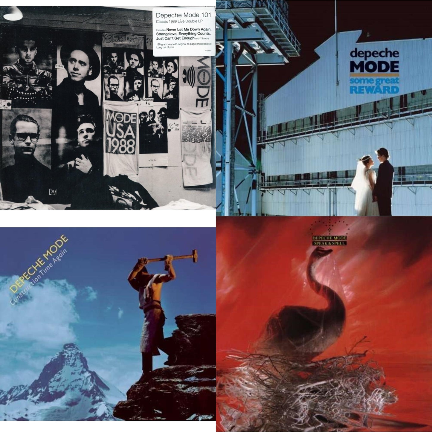 Depeche Mode - 101 (2LP/180G) & Some Great Reward & Construction Time Again & Speak & Spell