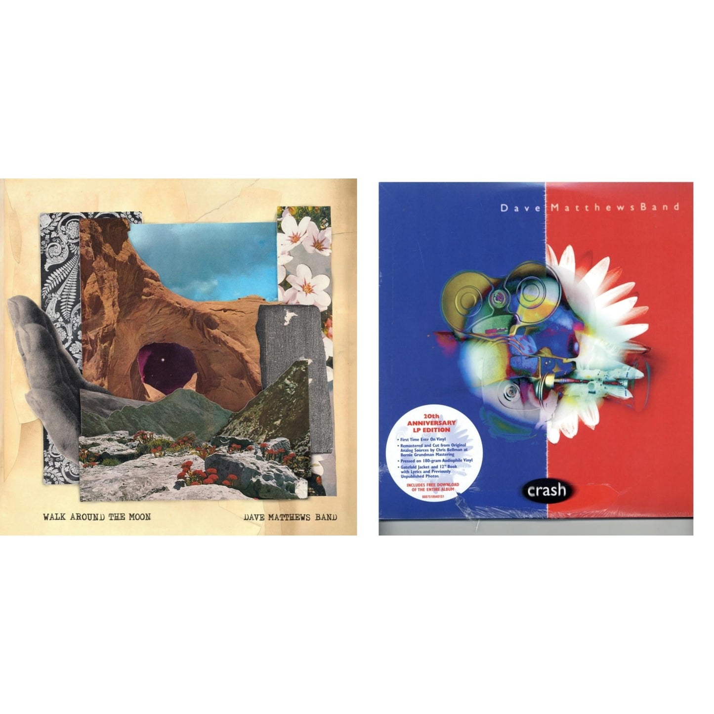 Dave Matthews Band - Walk Around The Moon & Crash Anniversary Edition (2LP/180G/Dl Card/Deluxe LP/Gatefold)