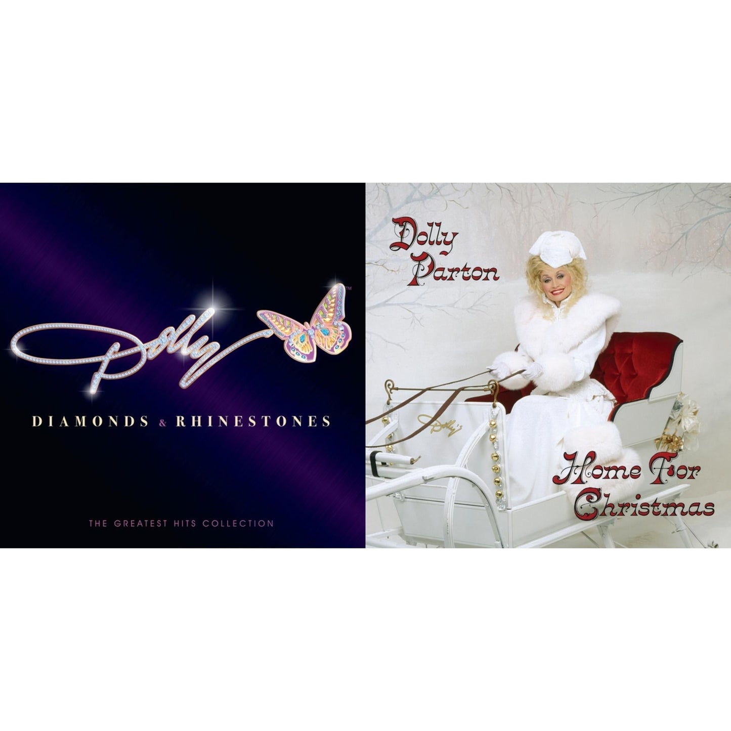 Dolly Parton - Home For Christmas (140G) & Diamonds & Rhinestones: The Greatest Hits Collection (2LP)