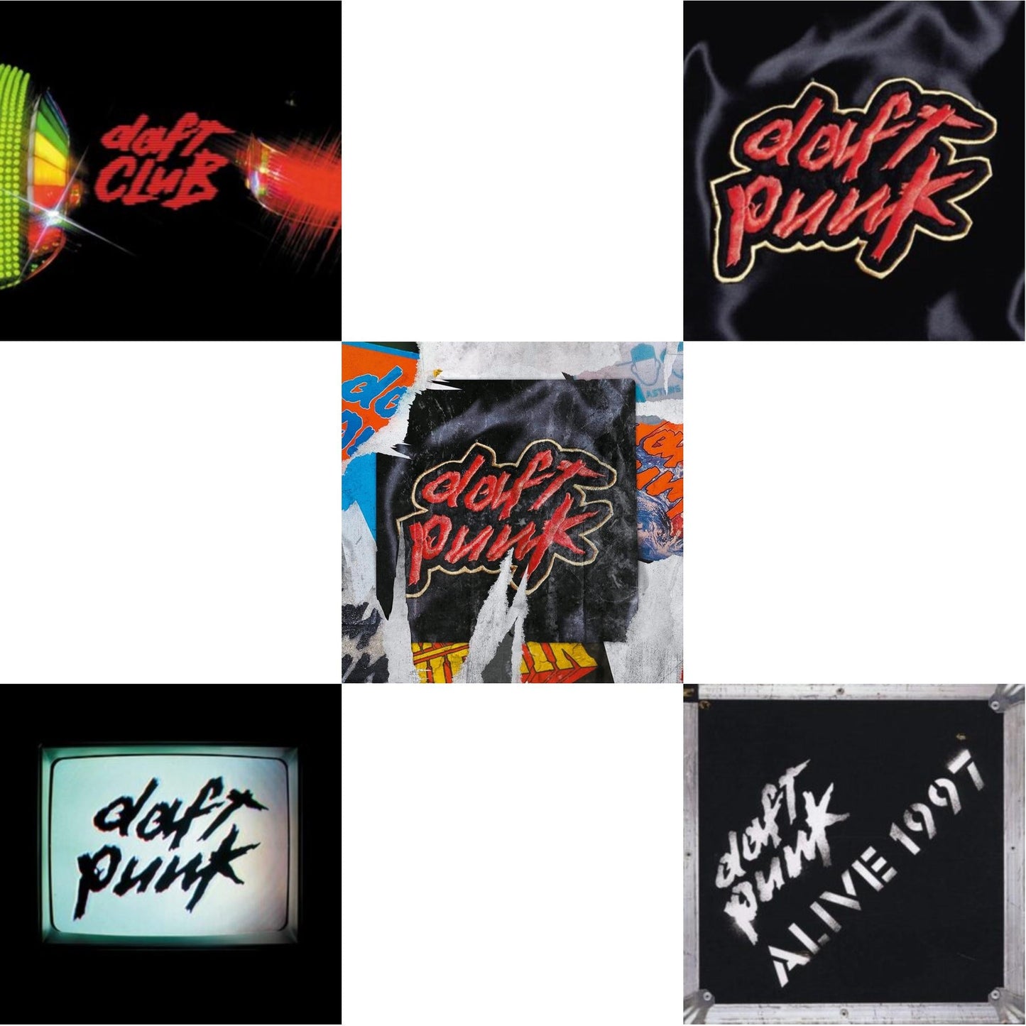 Daft Punk - Daft Club (2LP) & Human After All (2LP) & Homework & Alive 1997 & Homework (Limited/2LP)
