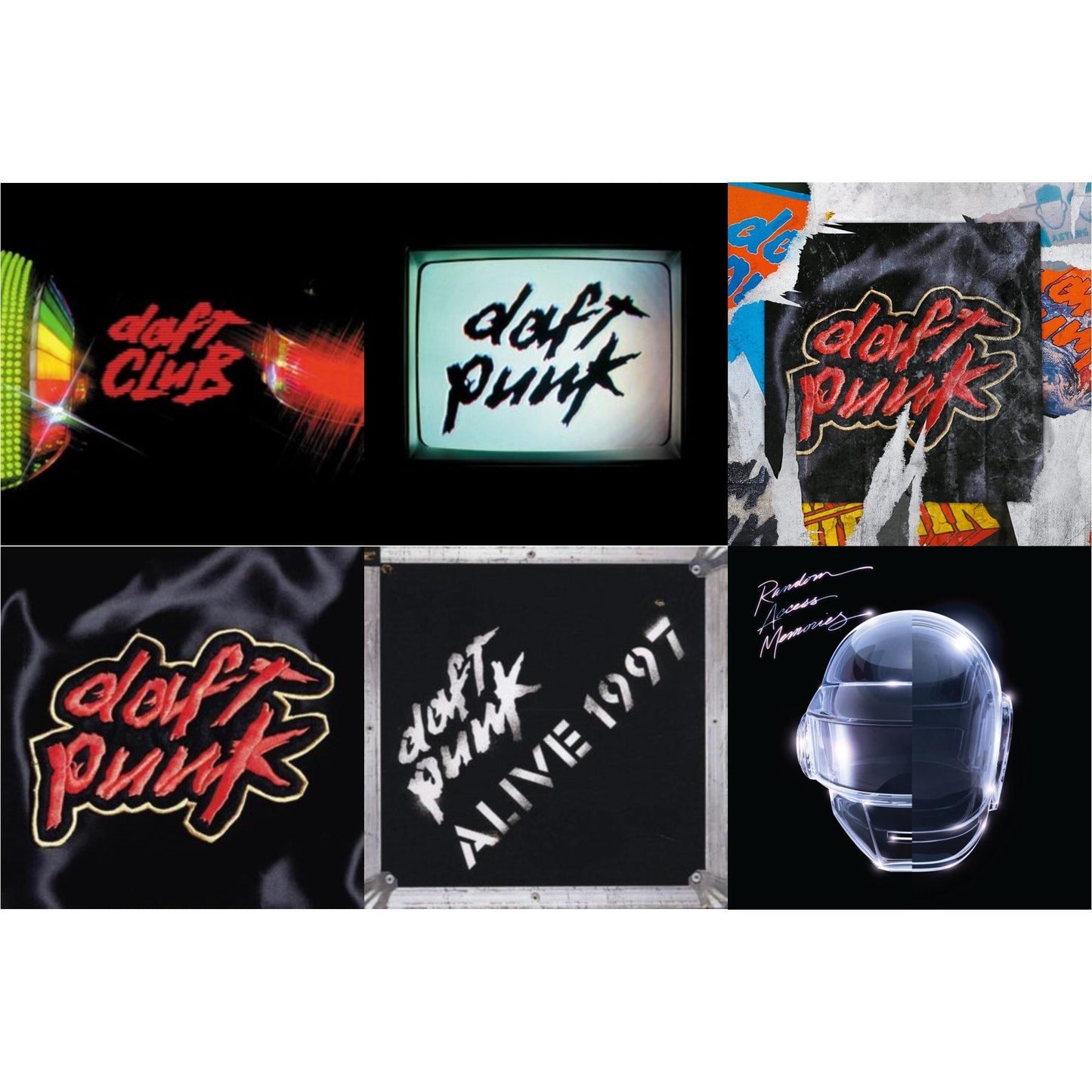 Daft Punk - Daft Club (2LP) & Human After All (2LP) & Homework (Limited/2LP) & Homework & Alive 1997 & Random Access Memories (10Th Anniversary Edition/180G/3LP)