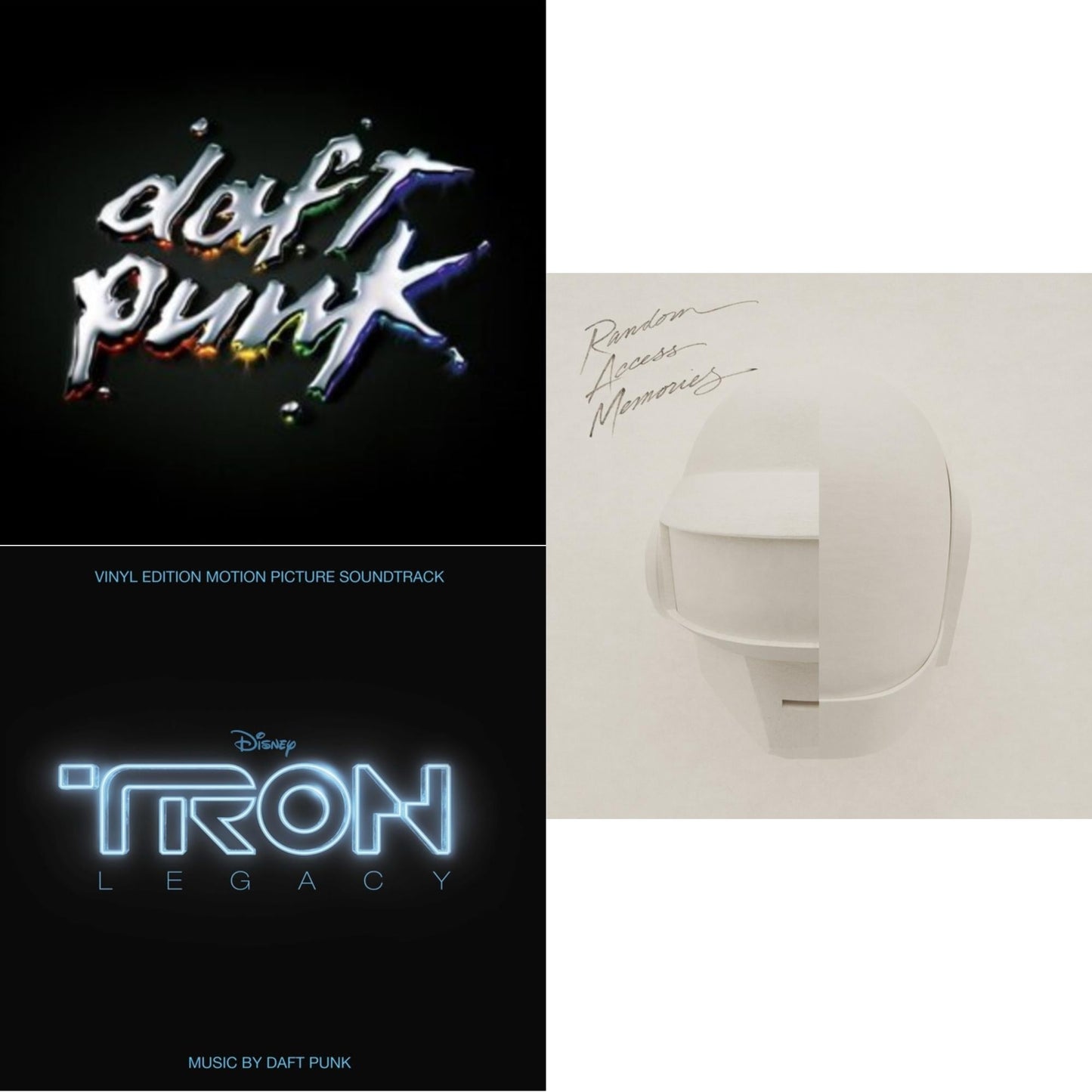 Daft Punk - Tron: Legacy Ost (2LP/180G) & Discovery & Random Access Memories (Drumless Edition) (2LP/180G)