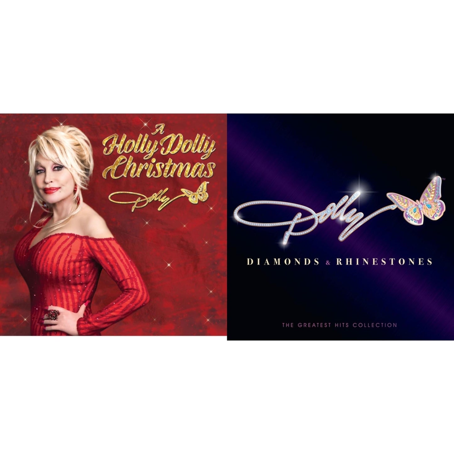 Dolly Parton - Holly Dolly Christmas (Ultimate Deluxe Edition) & Diamonds & Rhinestones: The Greatest Hits Collection (2LP)