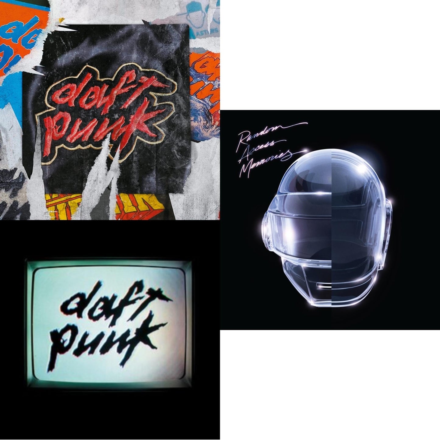 Daft Punk - Human After All (2LP) & Random Access Memories (10Th Anniversary Edition/180G/3LP) & Homework (Limited/2LP)