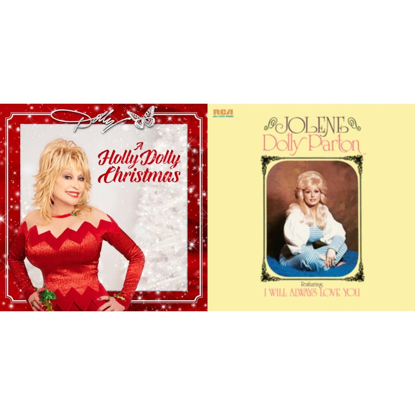 Dolly Parton - Holly Dolly Christmas (Opaque Red LP Vinyl) & Jolene (140G/Dl Insert)
