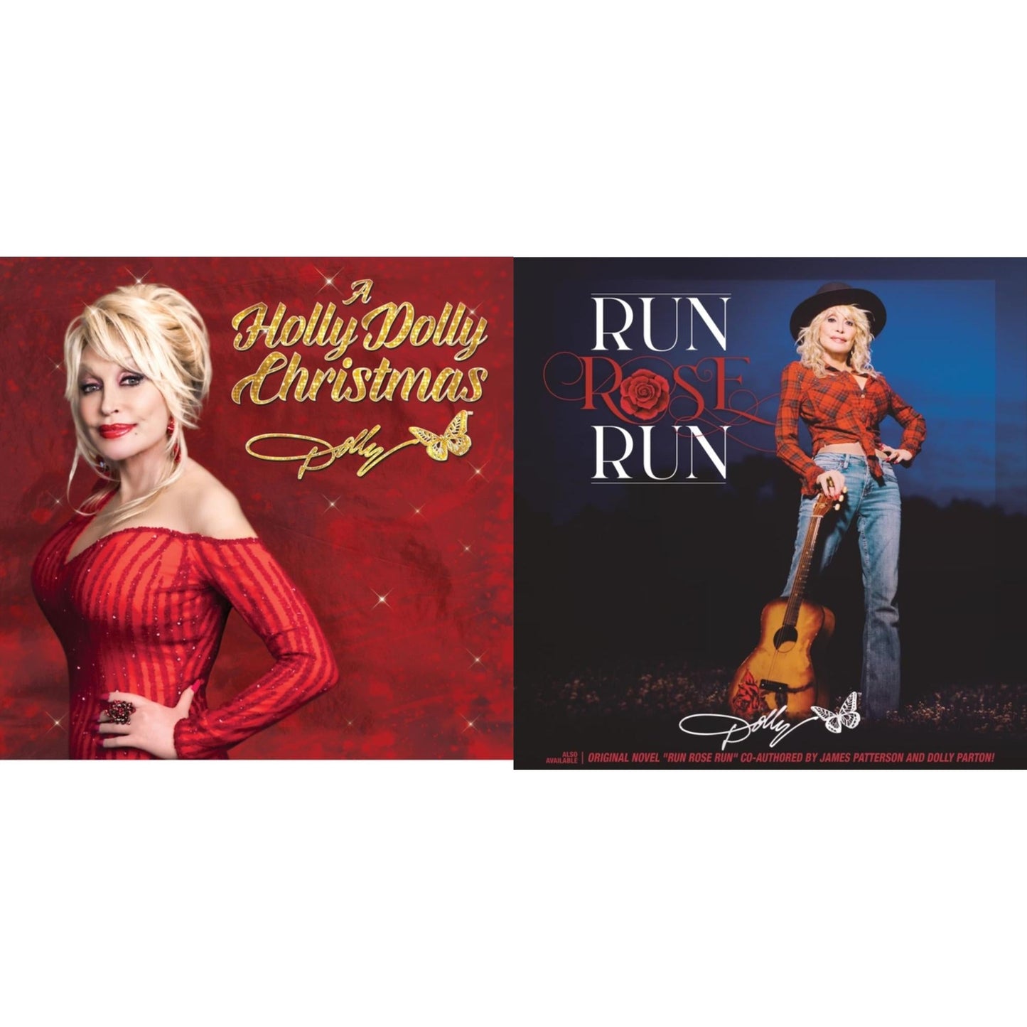 Dolly Parton - Holly Dolly Christmas (Ultimate Deluxe Edition) & Run Rose Run - LP Vinyl Bundle