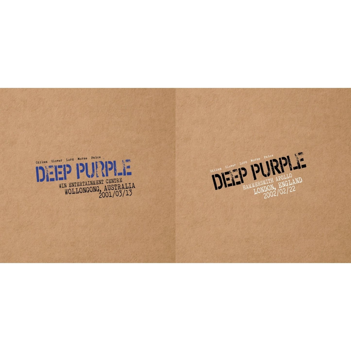 Deep Purple - Live In Wollongong 2001 (3LP/Import) & Live In London 2002 (3LP/Import)