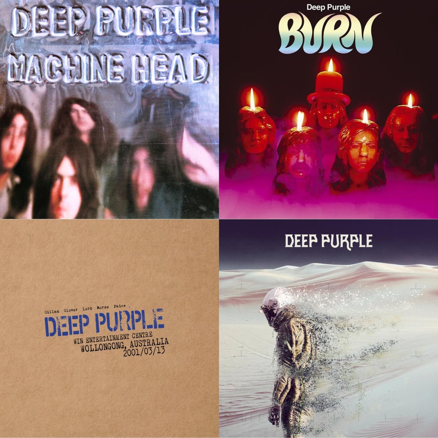 Deep Purple - Machine Head & Live In Wollongong 2001 (3LP/Import) & Whoosh! (2LP/Gatefold) & Burn (Purple LP Vinyl) (Rocktober)