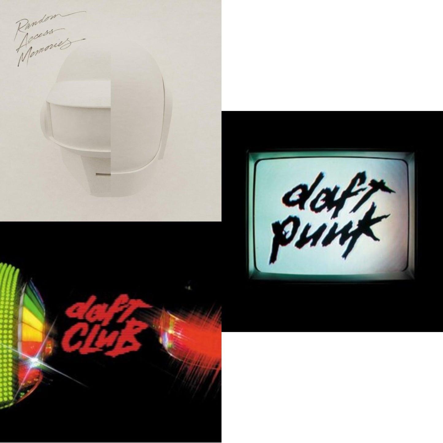 Daft Punk - Daft Club (2LP) & Human After All (2LP) & Random Access Memories (Drumless Edition) (2LP/180G)