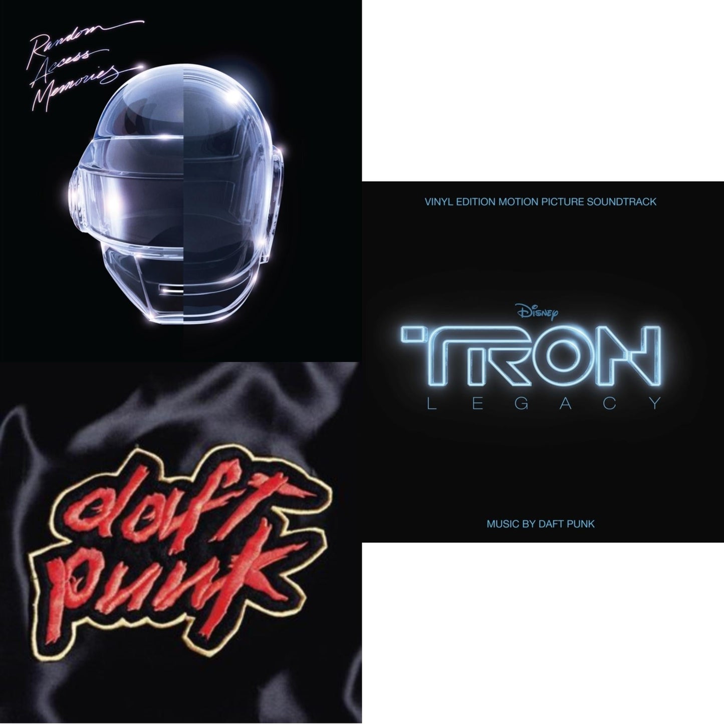 Daft Punk - Tron: Legacy Ost (2LP/180G) & Homework & Random Access Memories (10Th Anniversary Edition/180G/3LP)