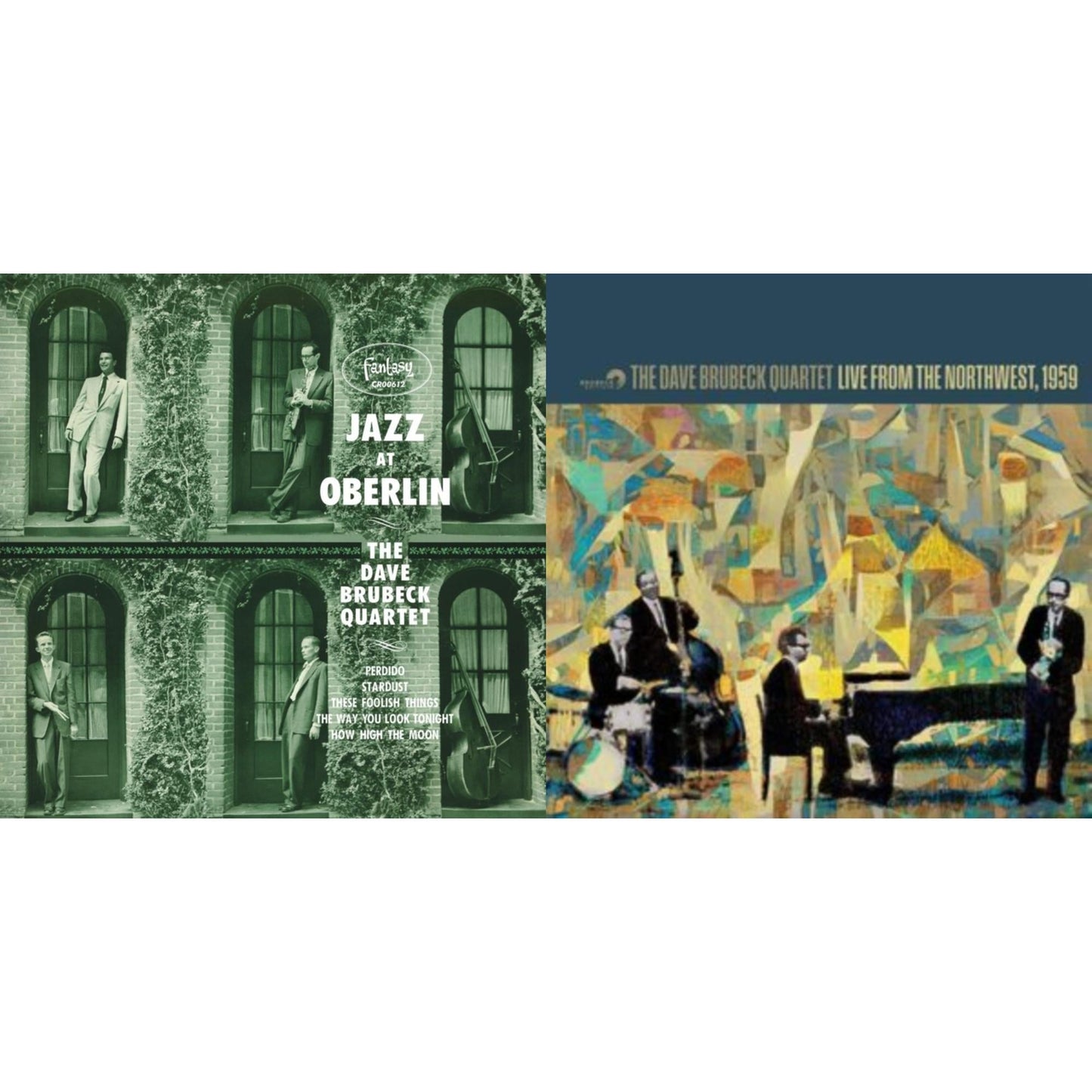 Dave Quartet Brubeck - Live From The Northwest, 1959 (180G) & Jazz At Oberlin (Original Jazz Classics Series) - LP Vinyl Bundle