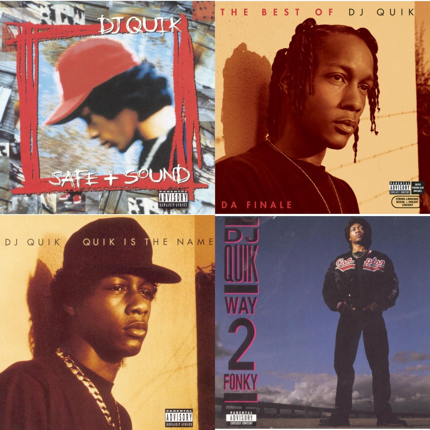 Dj Quik - Best Of Dj Quik: Da Finale & Way 2 Fonky & Safe & Sound & Quik Is The Name - CD Bundle