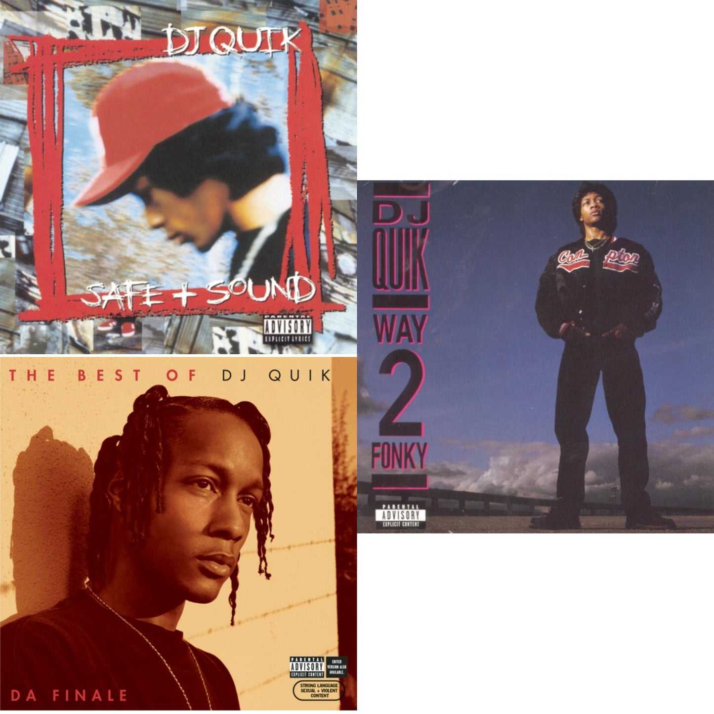 Dj Quik - Best Of Dj Quik: Da Finale & Way 2 Fonky & Safe & Sound - CD Bundle
