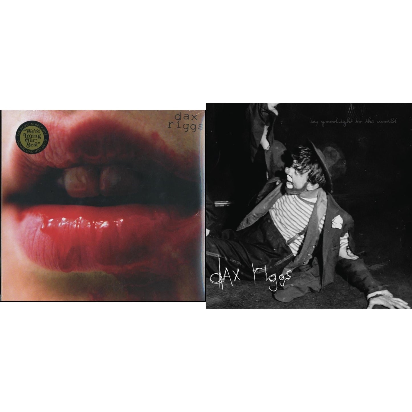Dax Riggs - We Sing Of Only Blood Or Love & Say Goodnight To The World (10Th Anniversary) - LP Vinyl Bundle