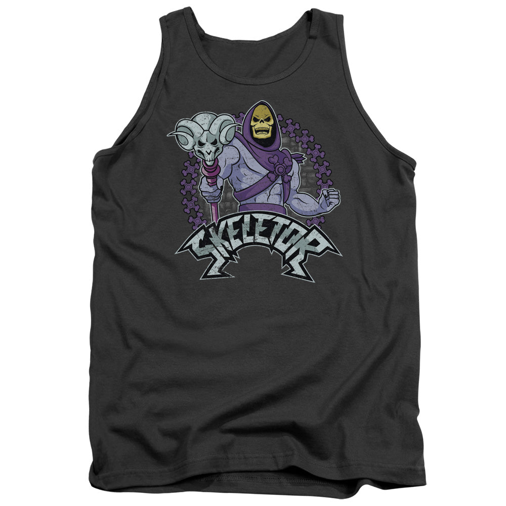 Masters Of The Universe Skeletor Mens Tank Top Shirt Charcoal