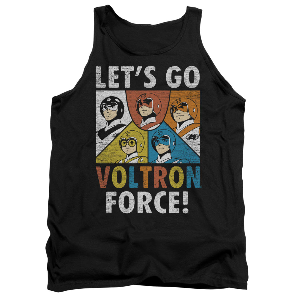 Voltron Force Mens Tank Top Shirt Black Officially Licensed
