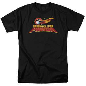Kung Fu Panda Logo Mens T Shirt Black