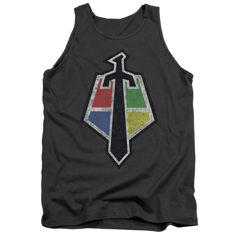 Voltron Sigil Mens Tank Top Shirt Charcoal Officially Licensed