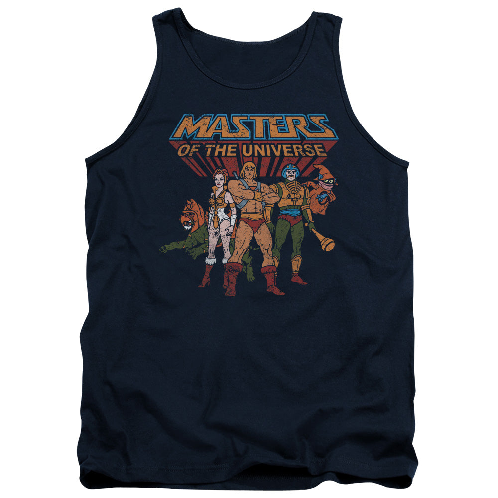 Masters Of The Universe Team Of Heroes Mens Tank Top Shirt Navy Officially Licensed