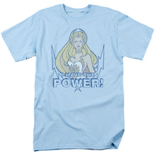 Load image into Gallery viewer, She Ra Power Mens T Shirt Light Blue