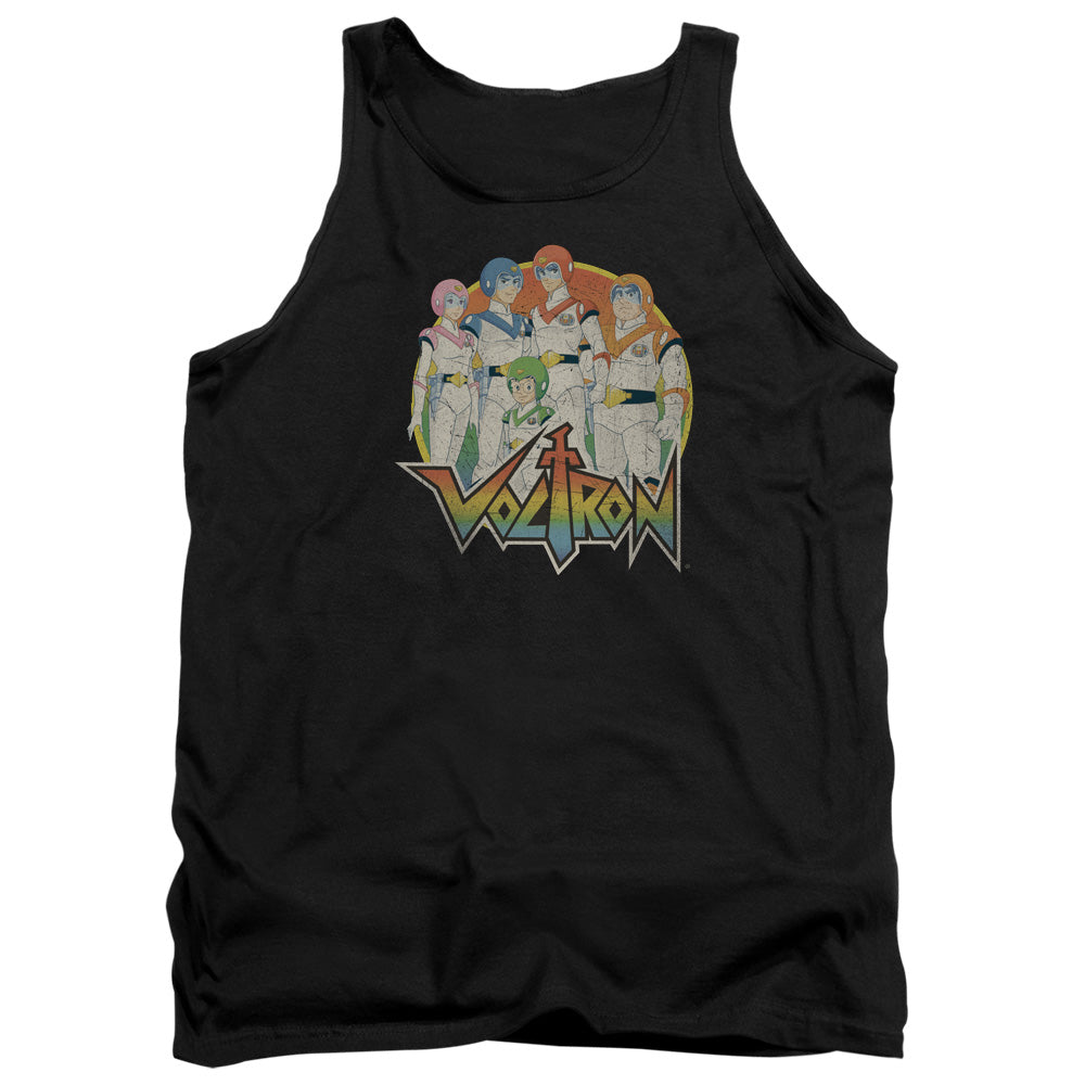 Voltron Group Mens Tank Top Shirt Black Officially Licensed