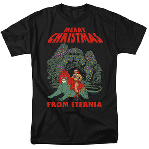 Masters Of The Universe Eternia Christmas Mens T Shirt Black