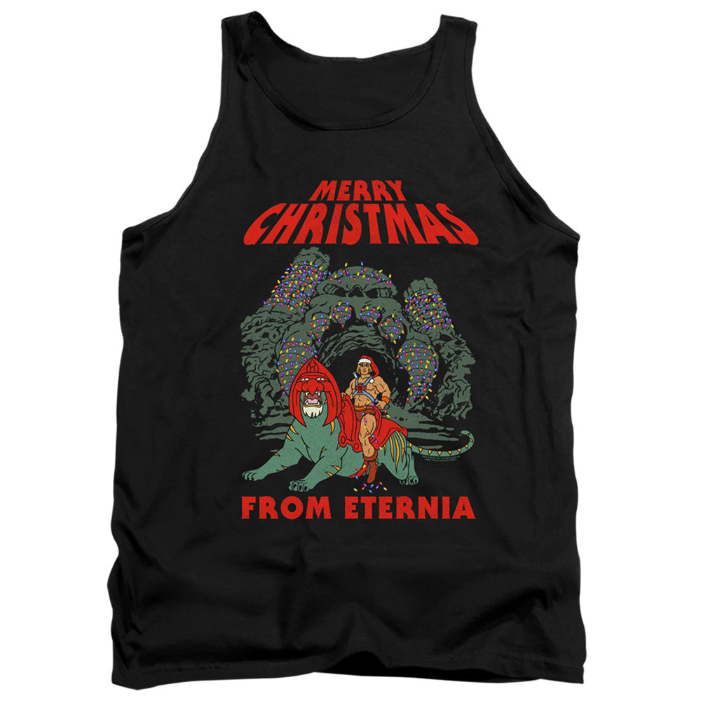 Masters Of The Universe Eternia Christmas Mens Tank Top Shirt Black Officially Licensed