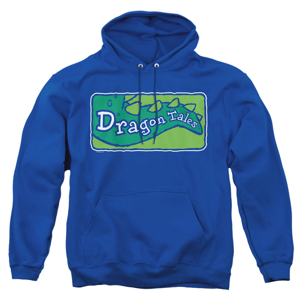 Dragon Tales Logo Clean Mens Hoodie Royal Officially Licensed