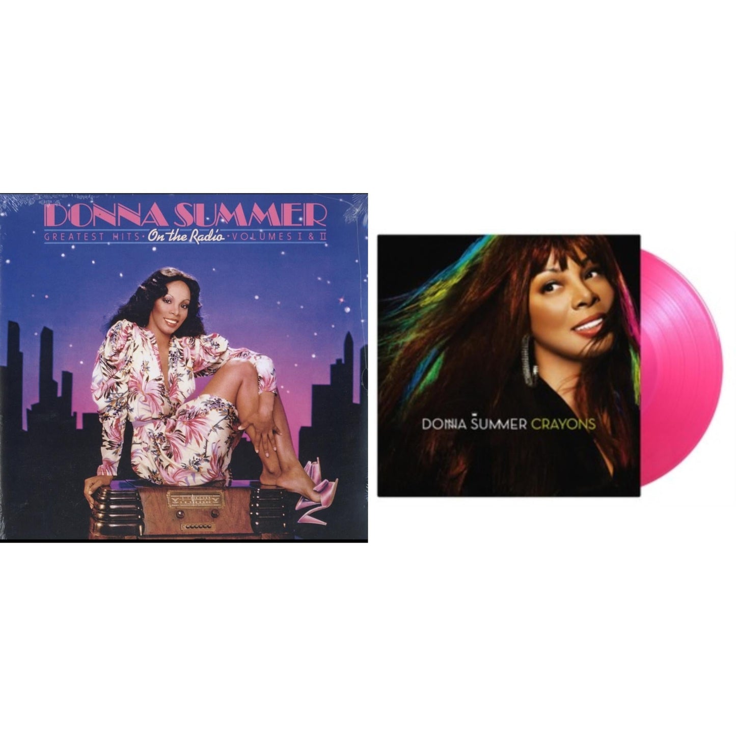 Donna Summer - On The Radio: Greatest Hits Vol. I & Ii (2LP/1 Pink 1 Lavender) & Crayons (Translucent Pink LP Vinyl/180G)