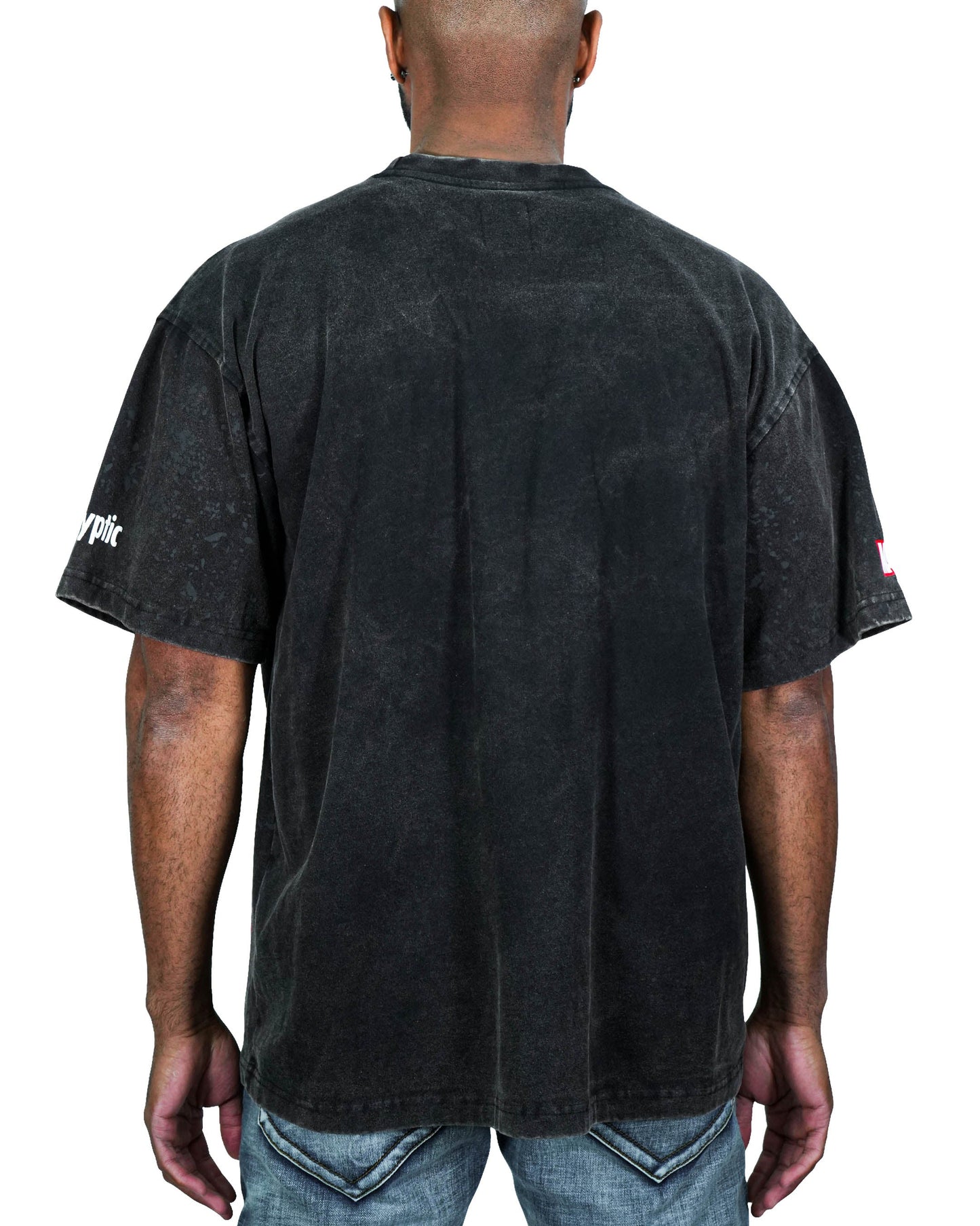 Deadpool x Wolverine - Best Buds Oversized Black Mens T Shirt