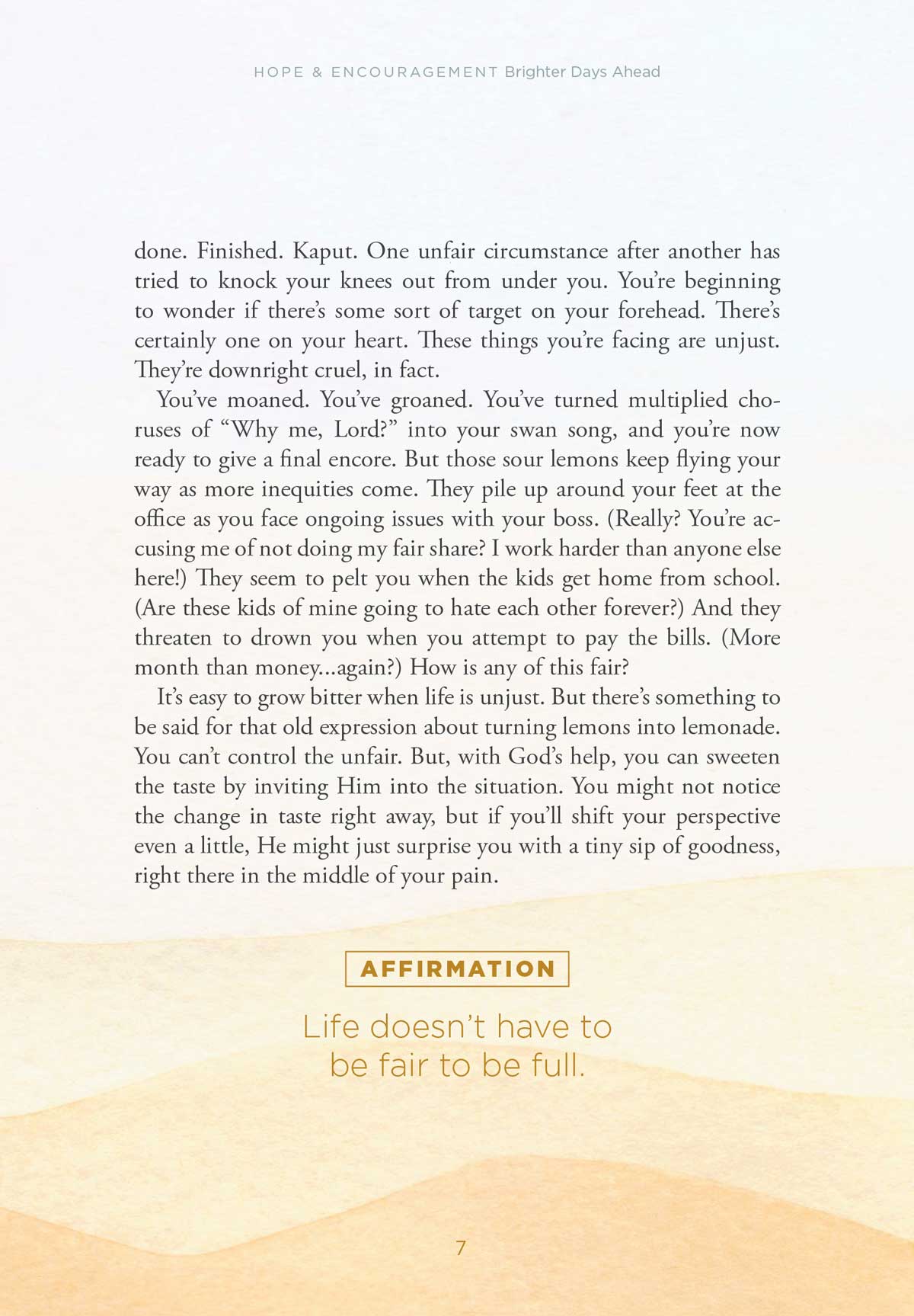 Dayspring - Brighter Days Ahead: 47 Devotions For Comfort In Tough Times, Quotes, Brené Brown, Short Stories, Bible Verses, Positive Affirmations, Find Hope, Feel God's Presence & Gift To A Friend!