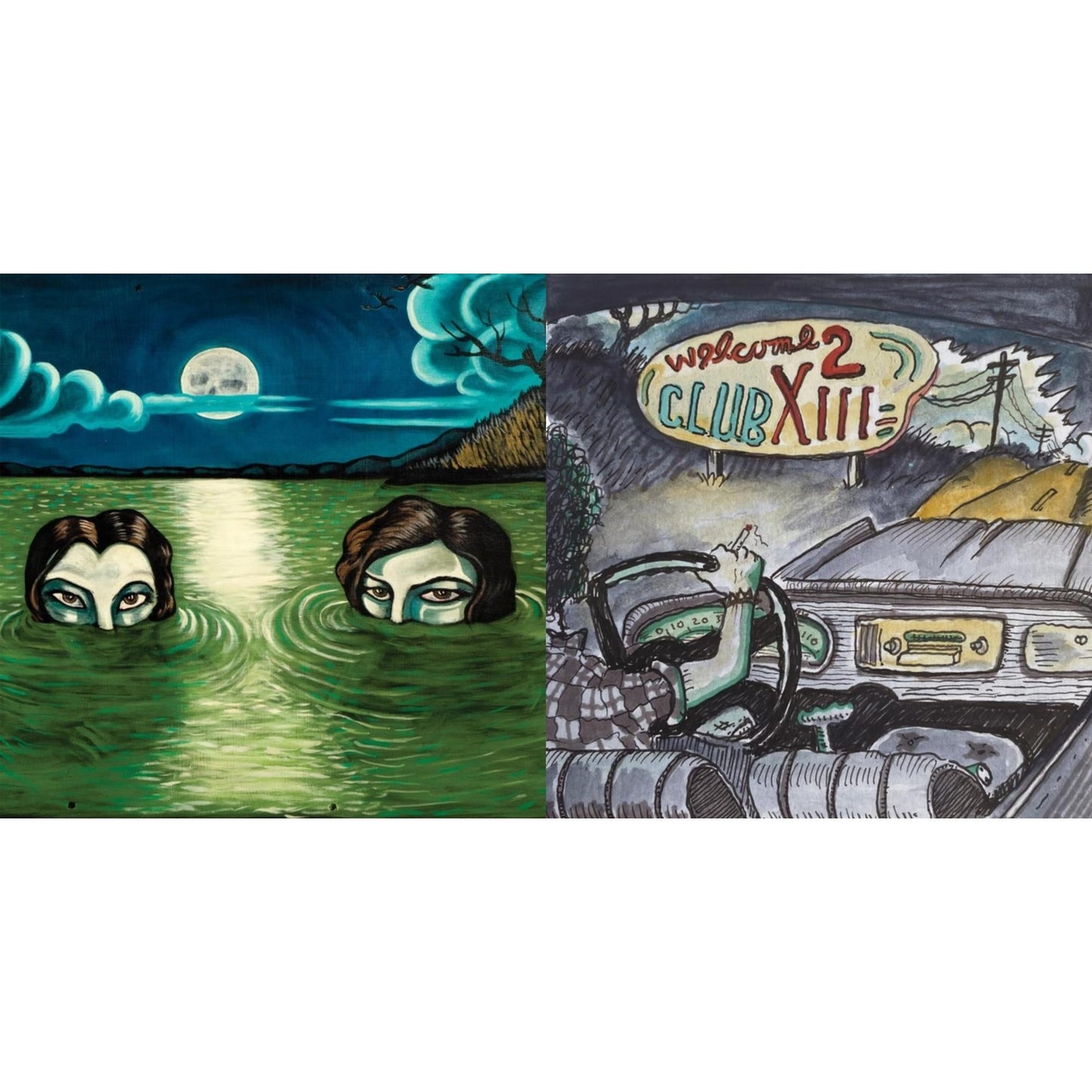 Drive-By Truckers - Welcome 2 Club Xiii & English Oceans (10-Year Edition) (2LP/Sea-Glass Blue W/ D-Side Etching)
