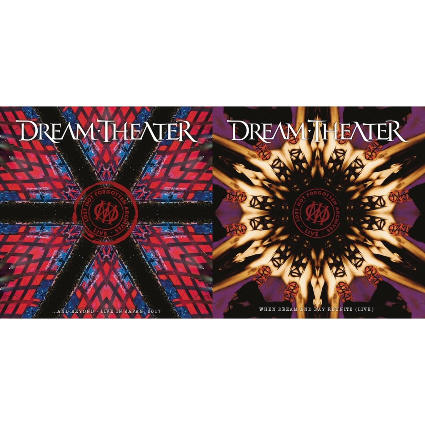 Dream Theater - Lost Not Forgotten Archives: When Dream And Day Reunite (Live) (2LP/CD) & Lost Not Forgotten Archives: ... & Beyond - Live In Japan, 2017 (2LP/CD)