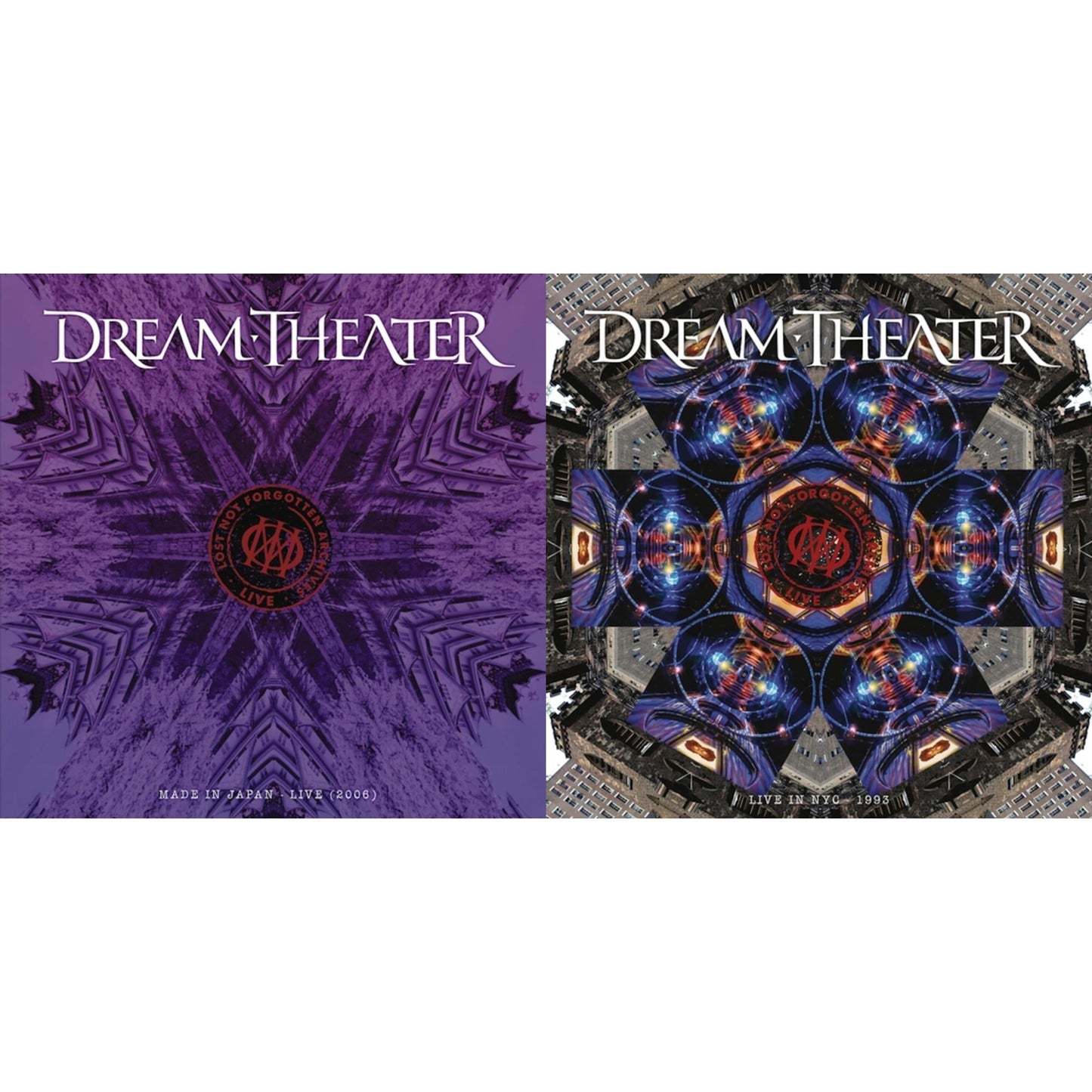 Dream Theater - Lost Not Forgotten Archives: Live In Nyc - 1993 (3LP/2CD) & Lost Not Forgotten Archives: Made In Japan - Live (2006) (2LP/CD)
