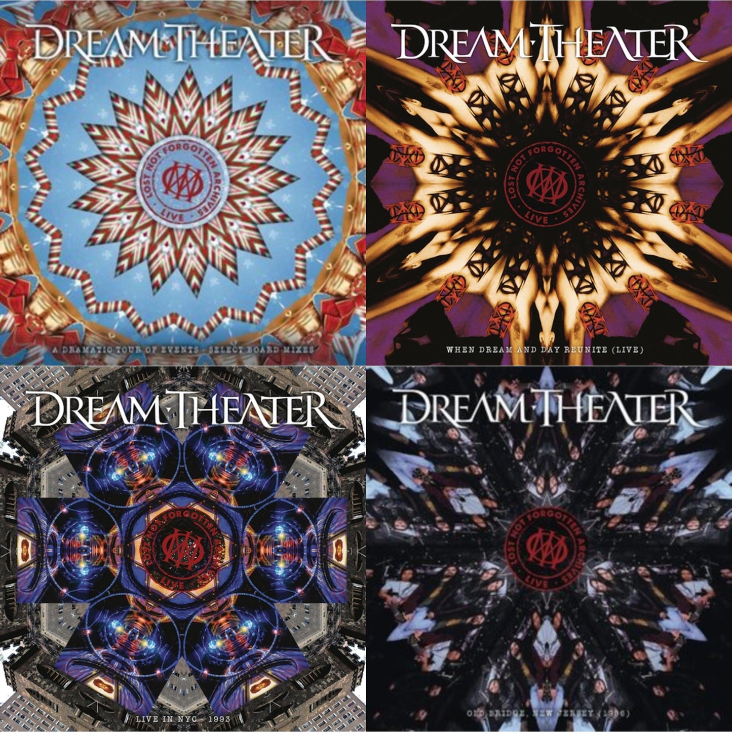 Dream Theater - Lost Not Forgotten Archives: A Dramatic Tour Of Events (3LP/2CD/180G/Gatefold/Import) & Lost Not Forgotten Archives: When Dream And Day Reunite (Live) (2LP/CD) & Lost Not Forgotten Archives: Live In Nyc - 1993 (3LP/2CD) & Lost Not
