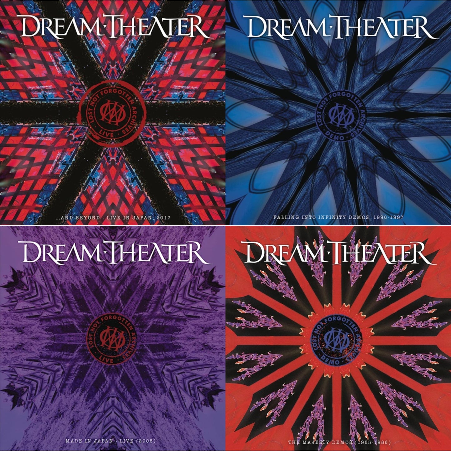 Dream Theater - Lost Not Forgotten Archives: ... & Beyond - Live In Japan, 2017 (2LP/CD) & Lost Not Forgotten Archives: Falling Into Infinity Demos, 1996-1997 (3LP/2CD) & Lost Not Forgotten Archives: Made In Japan - Live (2006) (2LP/CD) & Lost Not
