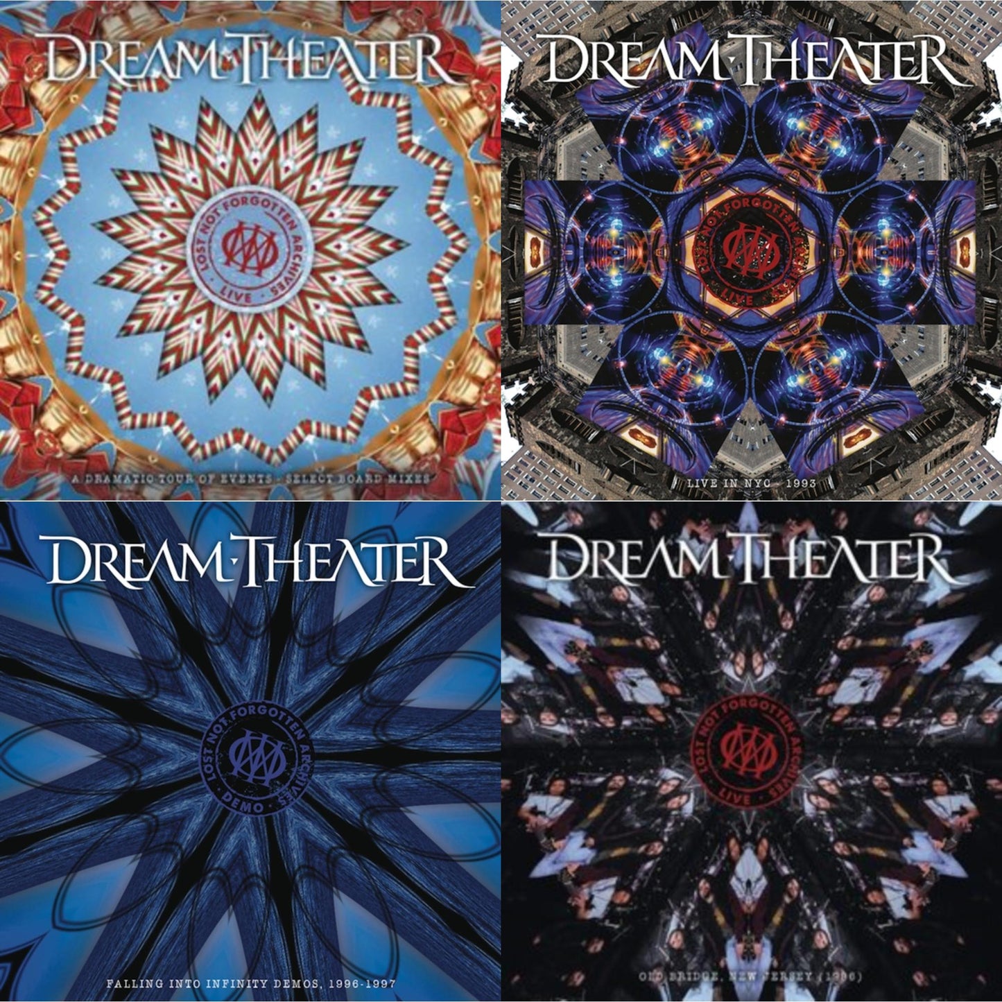 Dream Theater - Lost Not Forgotten Archives: A Dramatic Tour Of Events (3LP/2CD/180G/Gatefold/Import) & Lost Not Forgotten Archives: Live In Nyc - 1993 (3LP/2CD) & Lost Not Forgotten Archives: Falling Into Infinity Demos, 1996-1997 (3LP/2CD) & Lost