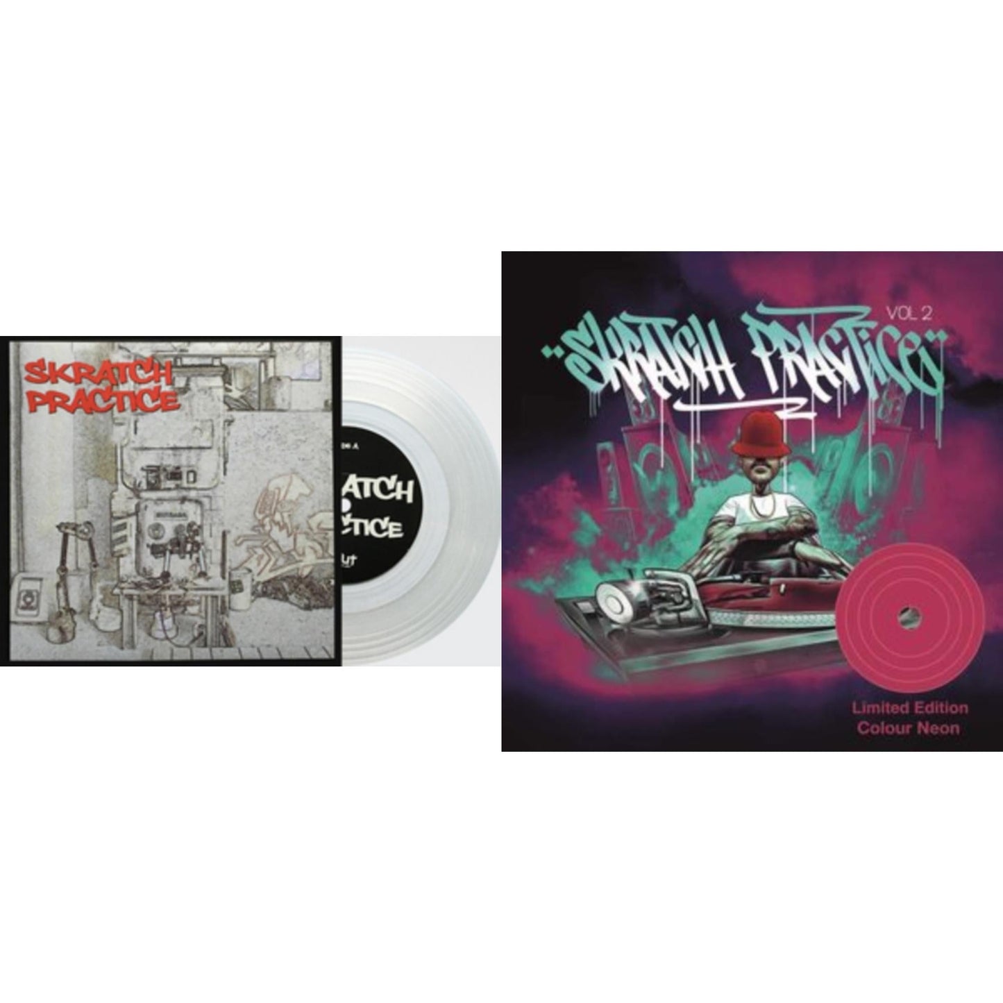 Dj T-Kut - Scratch Practice & Scratch Practice Vol 2 (Violet Vinyl)