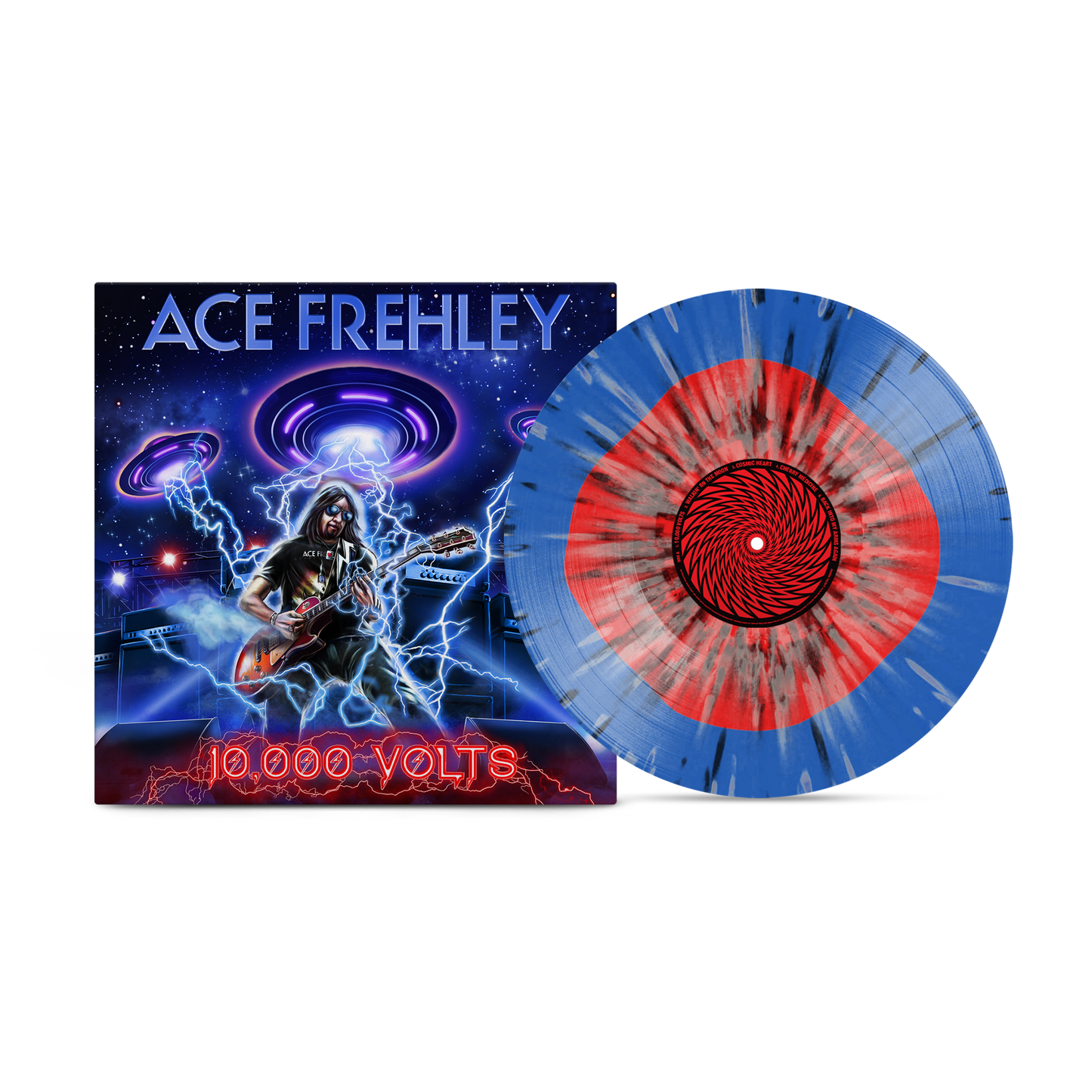 Ace Frehley - 10,000 Volts Color In Color Splatter Vinyl Record