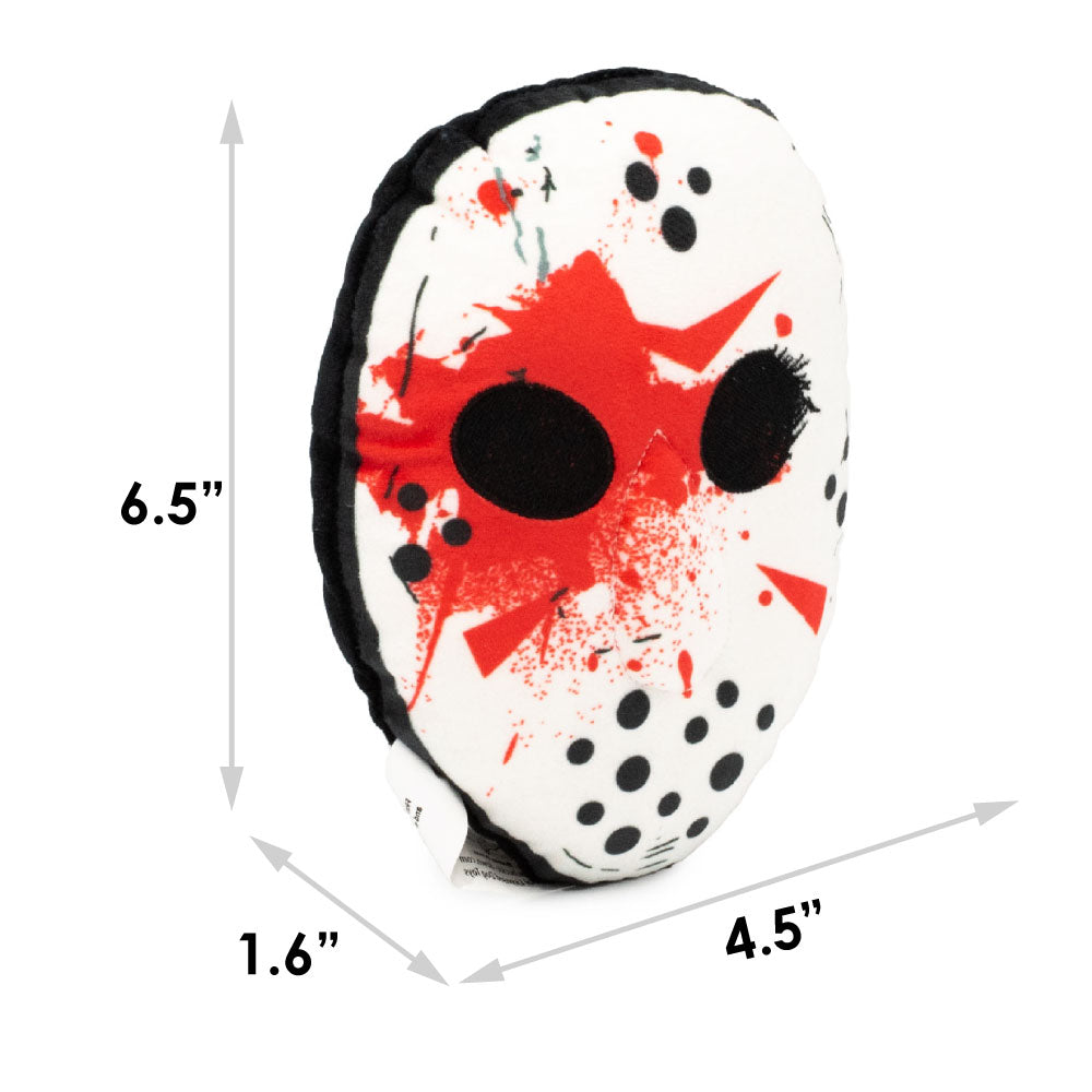 Friday the 13th Jason Mask Plush Squeaker Dog Toy
