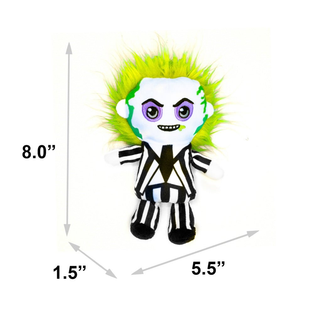 Beetlejuice Standing Pose Plush Squeaker Dog Toy