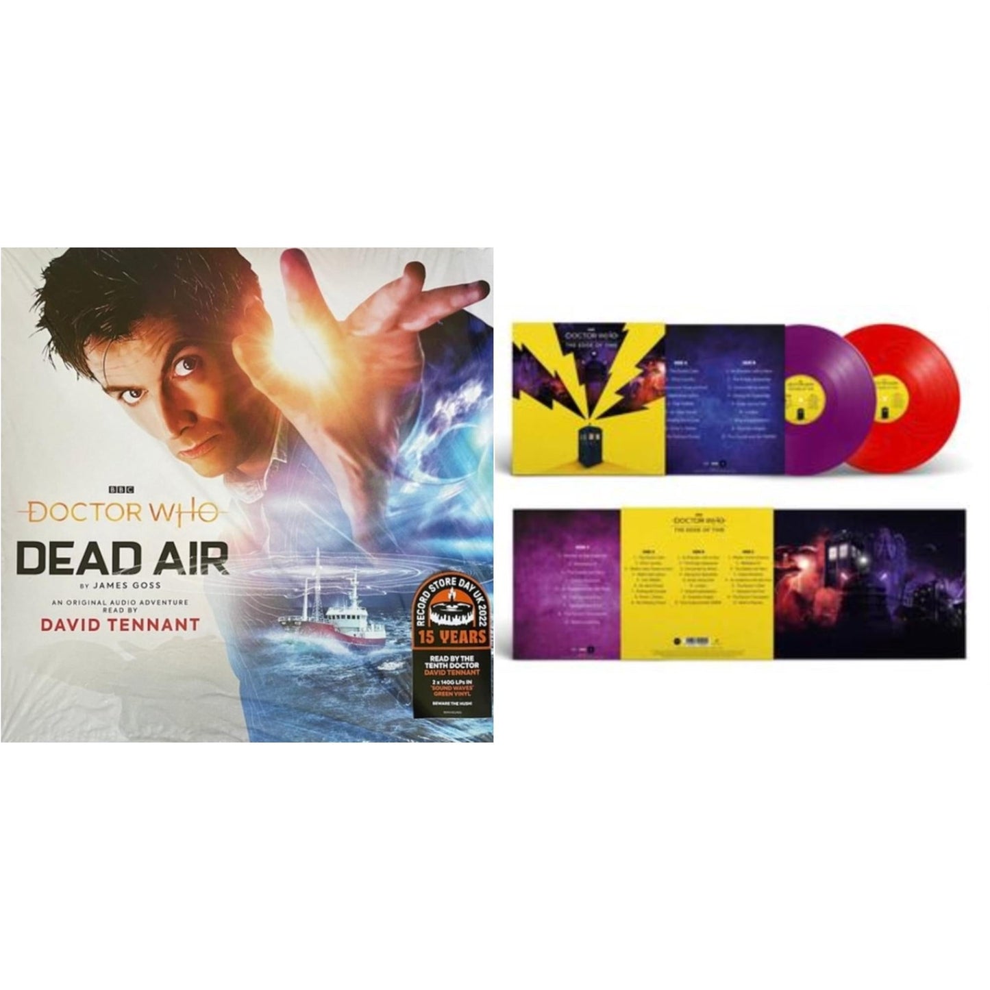 Doctor Who - Doctor Who: The Edge Of Time Original Videogame Soundtrack (140G/Red & Purple LP Vinyl) & Dead Air (140G/Waveform LP Vinyl)