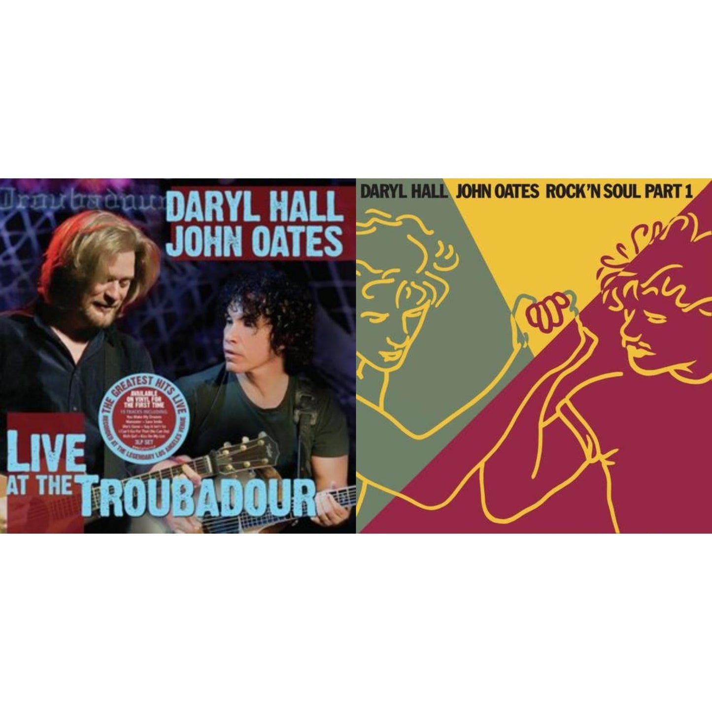 Daryl & John Oates Hall - Live At The Troubadour (3LP) & Rock N Soul Part 1 (150G/Dl Card)