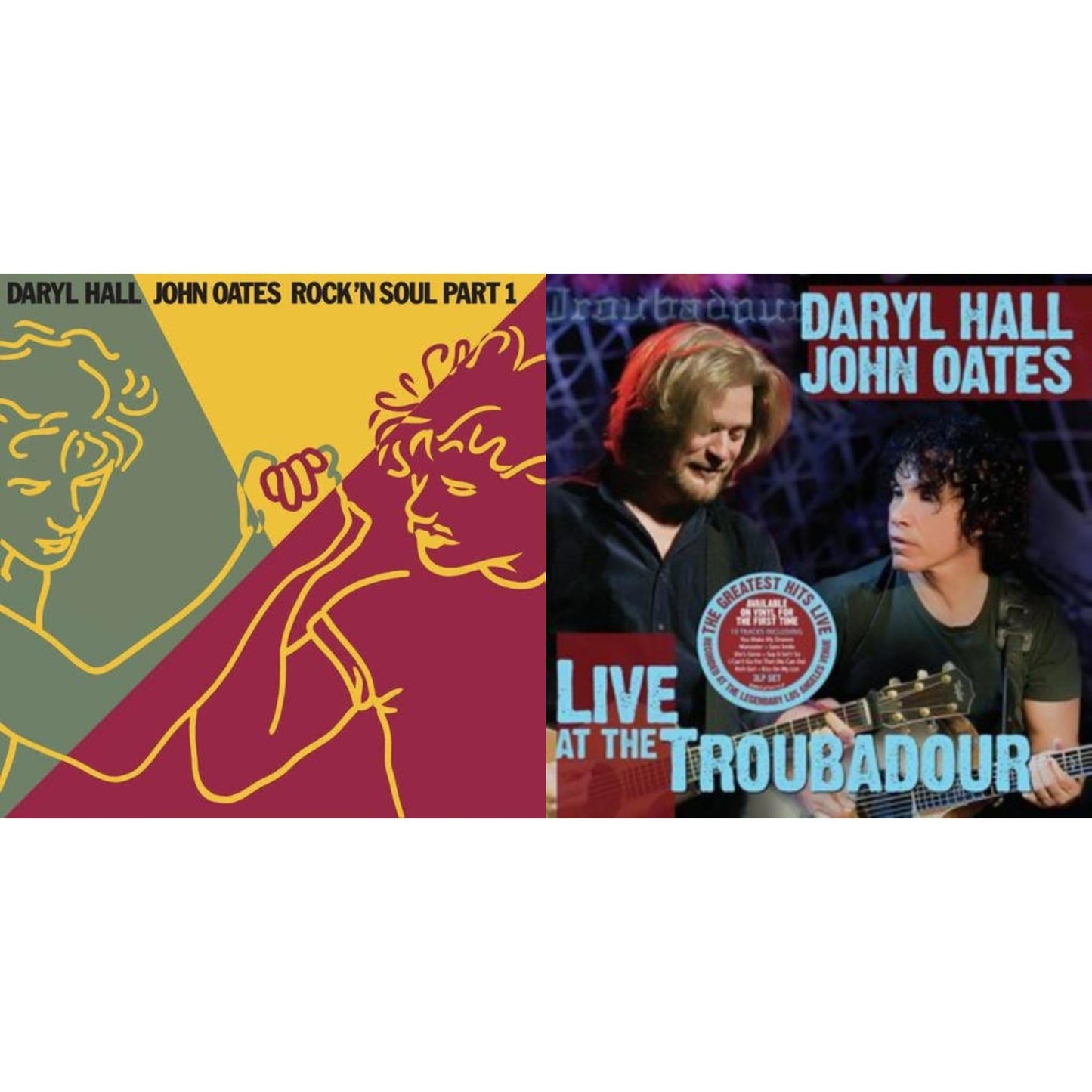 Daryl & John Oates Hall - Live At The Troubadour (3LP) & Rock N Soul Part 1 (150G/Dl Card)